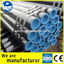 China manufacturer round welded gas pipe price instock